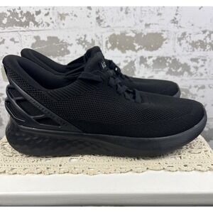 Kizik Athens Triple Blackout Sneakers Men sz 7.5 Women sz 9 Hands Free Comfort